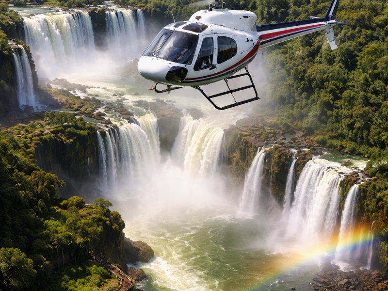 passeio de helicoptero